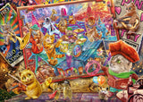 Schmidt | Cat Mania - Steve Sundram | 1000 Pieces | Jigsaw Puzzle