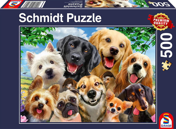Schmidt | Dog Selfie | 500 Pieces - Howard Robinson | Jigsaw Puzzle