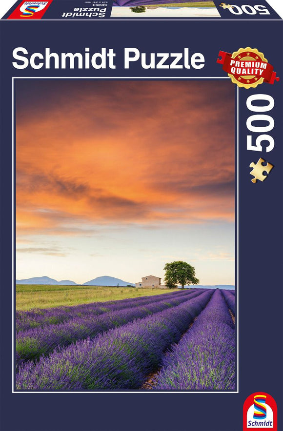 Schmidt | Field Of Lavender | 500 Pieces | Jigsaw Puzzle