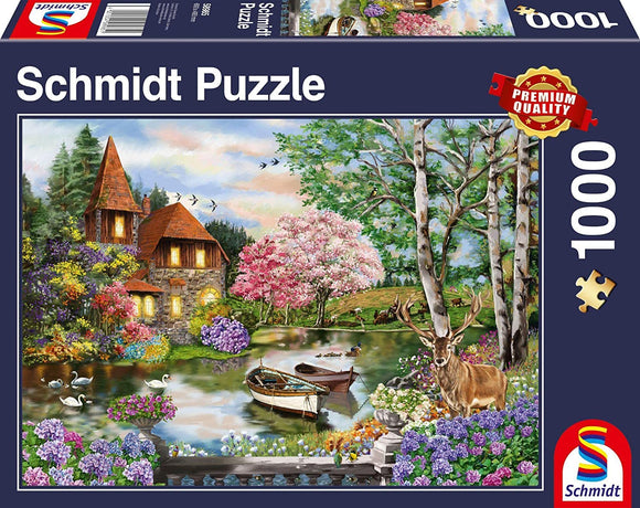 Schmidt | House On The Lake | 1000 Pieces | Jigsaw Puzzle