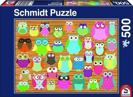 Owls | Schmidt | 500 Pieces | Jigsaw Puzzle