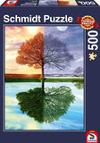 The Seasons Tree - Laura George | Schmidt | 500 Pieces | Jigsaw Puzzle