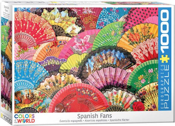 Eurographics | Spanish Fans - Colours of the World | 1000 Pieces | Jigsaw Puzzle