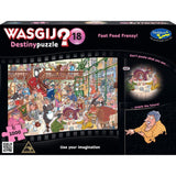 WASGIJ? | Destiny No.18 - Food Frenzy | Holdson | 1000 Pieces | Jigsaw Puzzle