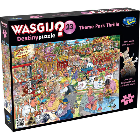 WASGIJ? | Destiny No.23 - Theme Park Thrills! | Holdson | 1000 Pieces | Jigsaw Puzzle