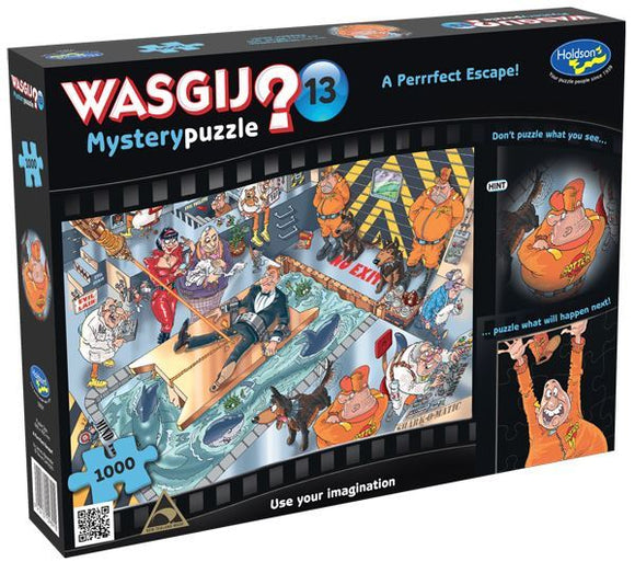 A Purrrfect Escape! - Mystery No.13 | Wasgij? | Holdson | 1000 Pieces | Jigsaw Puzzle