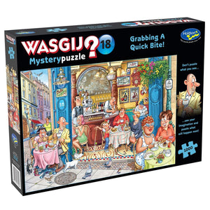 WASGIJ? | Mystery No.18 - Grabbing A Quick Bite! | Holdson | 1000 Pieces | Jigsaw Puzzle