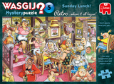 WASGIJ? Retro | Mystery No.5 - Sunday Lunch! | Jumbo | 1000 Pieces | Jigsaw Puzzle