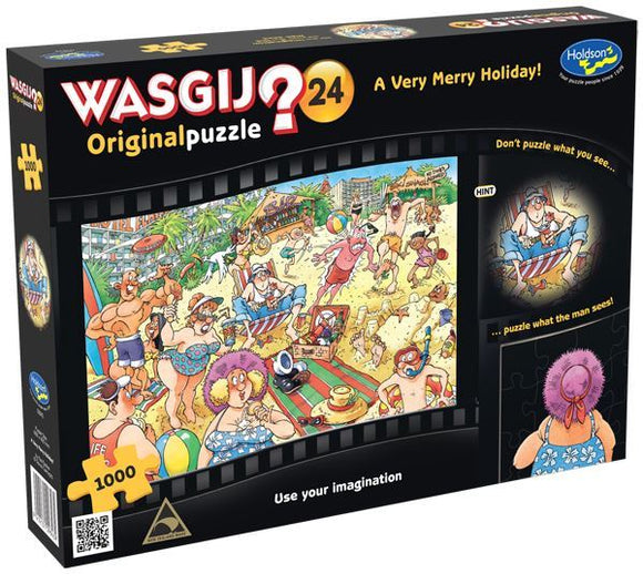 A Very Merry Holiday! - Original No.24 | Wasgij? | Holdson | 1000 Pieces | Jigsaw Puzzle