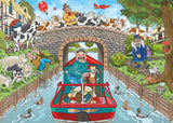 Calm On The Canal! - Original No.33 | Wasgij? | Holdson | 1000 Pieces | Jigsaw Puzzle