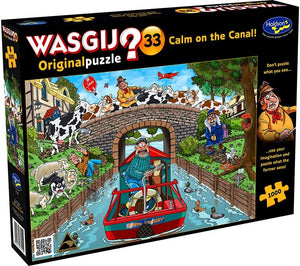 Calm On The Canal! - Original No.33 | Wasgij? | Holdson | 1000 Pieces | Jigsaw Puzzle