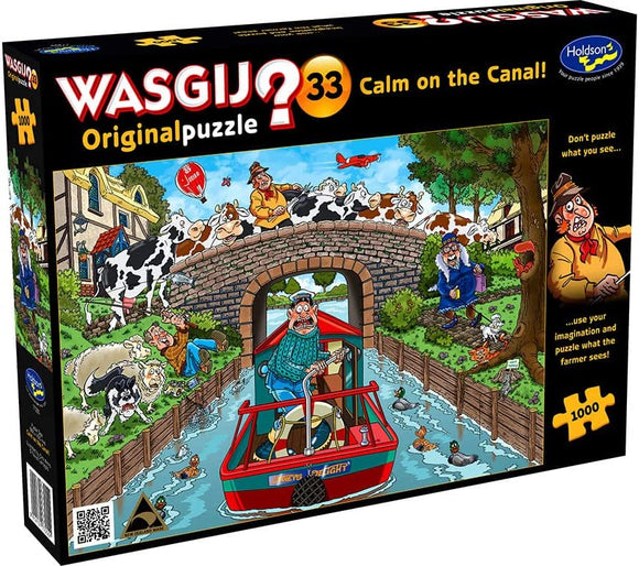 WASGIJ? | Original No.33 - Calm On The Canal! | Holdson | 1000 Pieces | Jigsaw Puzzle
