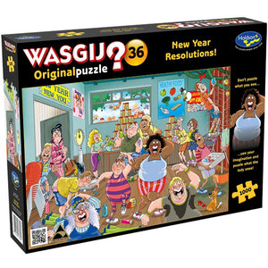 New Year Resolutions! - Original No.36 | Wasgij? | Holdson | 1000 Pieces | Jigsaw Puzzle