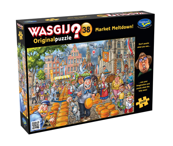 WASGIJ? | Original No.38 - Market Meltdown! | Holdson | 1000 Pieces | Jigsaw Puzzle