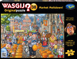 WASGIJ? | Original No.38 - Market Meltdown! | Holdson | 1000 Pieces | Jigsaw Puzzle