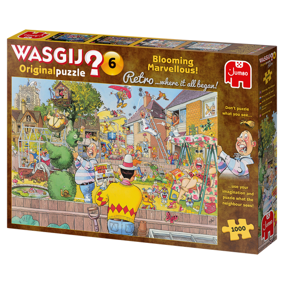 WASGIJ? Retro | Original No.6 - Blooming Marvellous! | Jumbo | 1000 Pieces | Jigsaw Puzzle