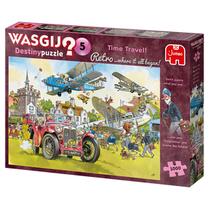 WASGIJ? Retro | Destiny No.5 - Time Travel! | Jumbo | 1000 Pieces | Jigsaw Puzzle
