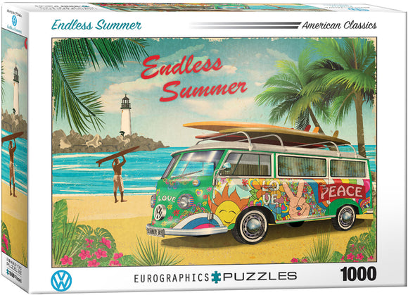Eurographics | Endless Summer - American Car Classics | 1000 Pieces | Jigsaw Puzzle