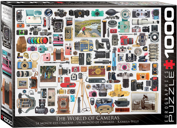 Eurographics | The World of Cameras - History & General Interest | 1000 Pieces | Jigsaw Puzzle