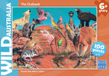 The Outback - WILD Australia | Blue Opal | 100 Pieces | Jigsaw Puzzle