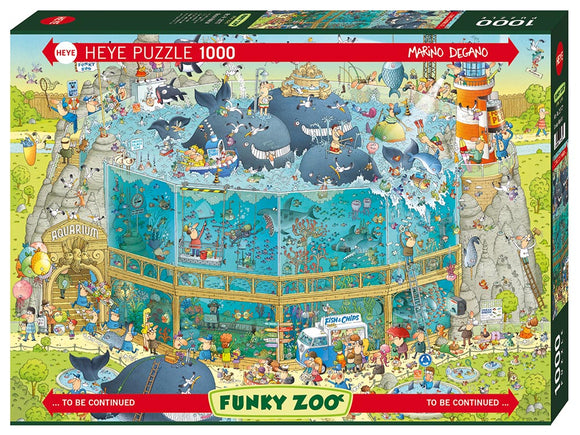Ocean Habitat - Funky Zoo | Marino Degano | Heye | 1000 Pieces | Jigsaw Puzzle