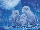 Owls in Moonlight | Star Line | Ravensburger | 500 Pieces | Jigsaw Puzzle | Glow In The Dark - Puzzles +