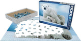 Polar Bear & Baby - Animal Life Photography | Eurographics | 1000 Pieces | Jigsaw Puzzle - Puzzles +
