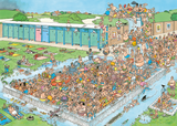 Pool Pile-Up | Jan van Haasteren | Jumbo | 1000 Pieces | Jigsaw Puzzle - Puzzles +