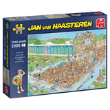 Pool Pile-Up | Jan van Haasteren | Jumbo | 2000 Pieces | Jigsaw Puzzle - Puzzles +