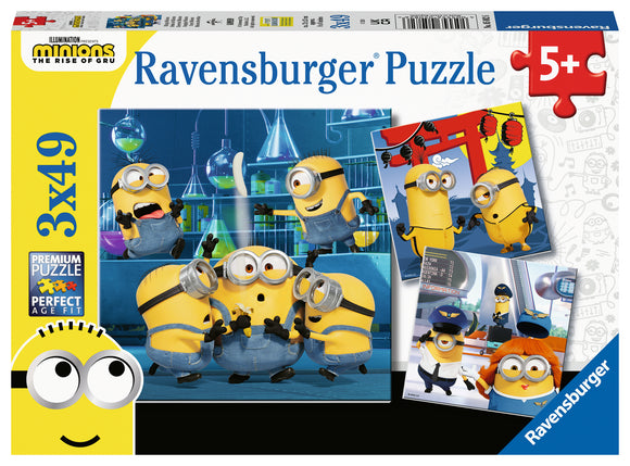 Ravensburger | Minions 2 | 3 X 49 Pieces | Jigsaw Puzzle