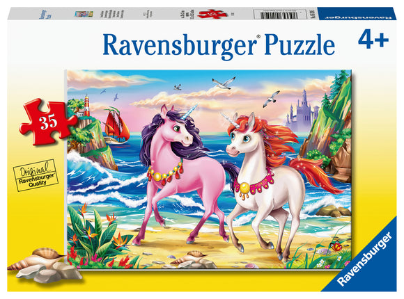 Ravensburger | Beach Unicorns | 35 Pieces | Jigsaw Puzzle