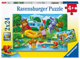 Ravensburger | Bear Family Camping Trip | 2 x 24 Pieces | Jigsaw Puzzle