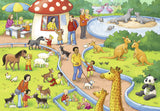 Ravensburger | A Day at The Zoo | 2 x 24 Pieces | Jigsaw Puzzle