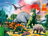 Ravensburger | Among the Dinosaurs | 100 XXL Pieces | Jigsaw Puzzle