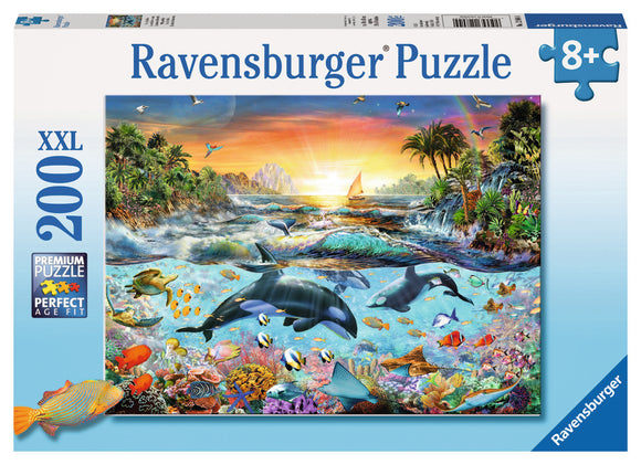 Ravensburger | Orca Paradise | 200 XXL Pieces | Jigsaw Puzzle