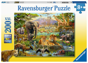 Animals in the Savanna | Ravensburger | 200 XXL Pieces | Jigsaw Puzzle