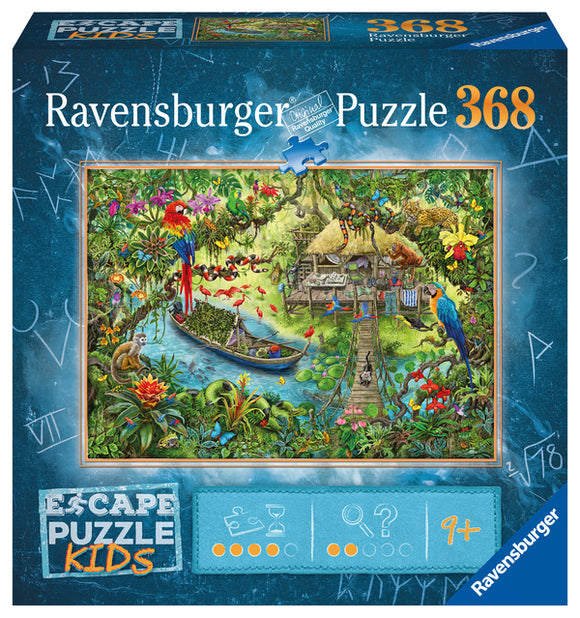 Ravensburger | Jungle Journey - Kid's Escape Room | 368 Pieces | Jigsaw Puzzle