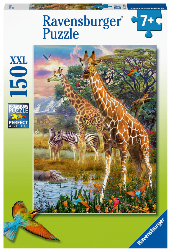 Giraffes in Africa | Ravensburger | 150 XXL Pieces | Jigsaw Puzzle