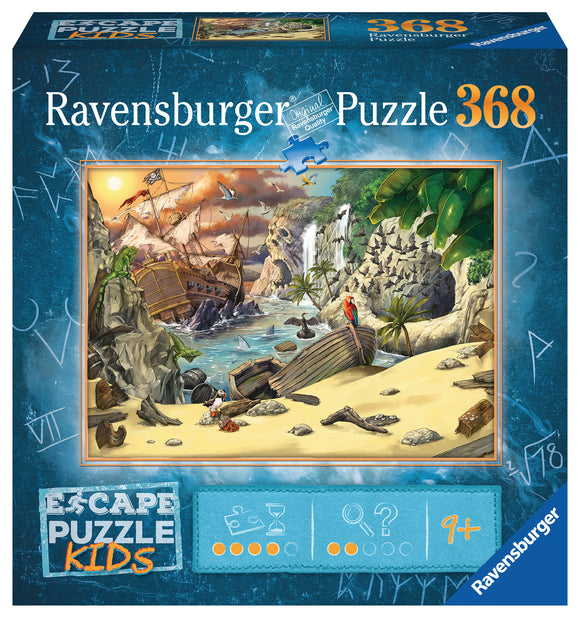 Ravensburger | Pirates Peril - Kid's Escape Room | 368 Pieces | Jigsaw Puzzle