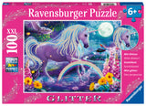 Glitter Unicorn - Glitter | Ravensburger | 100 XXL Pieces | Jigsaw Puzzle