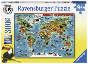 World of Animals | Ravensburger | 300 XXL Pieces | Jigsaw Puzzle