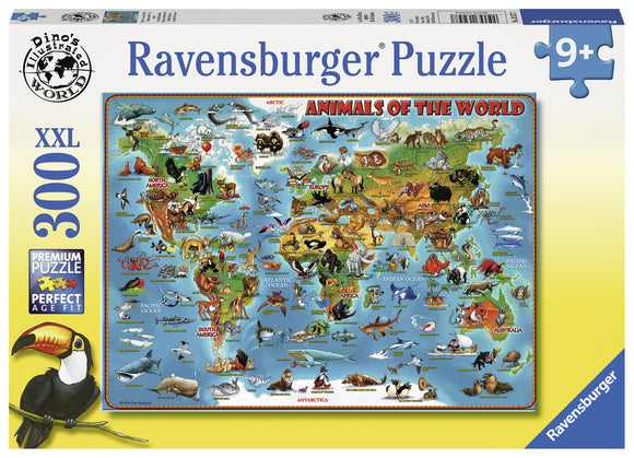 Ravensburger | World of Animals | 300 XXL Pieces | Jigsaw Puzzle