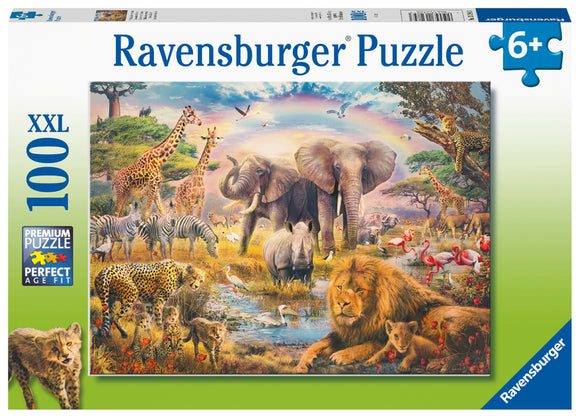 Ravensburger | African Safari | 100 XXL Pieces | Jigsaw Puzzle