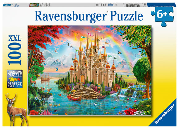 Ravensburger | Fairy Castle | 100 XXL Pieces | Jigsaw Puzzle