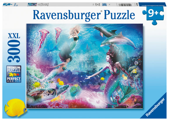 Ravensburger | Mermaid Kingdom | 300 XXL Pieces | Jigsaw Puzzle