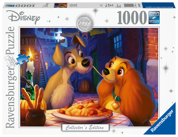 Ravensburger | Lady and The Tramp - Disney Collector's Edition | 1000 Pieces | Jigsaw Puzzle