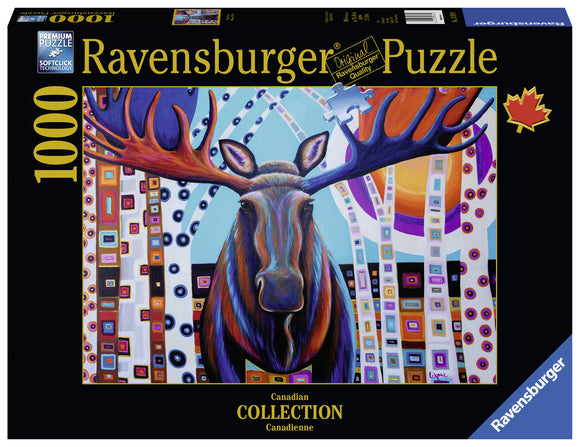Ravensburger | Winter Moose - Canadian Collection | 1000 Pieces | Jigsaw Puzzle
