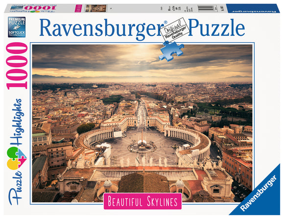 Ravensburger | Rome - Italy | Beautiful Skylines | 1000 Pieces | Jigsaw Puzzle