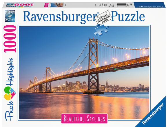 Ravensburger | San Francisco - California | Beautiful Skylines | 1000 Pieces | Jigsaw Puzzle