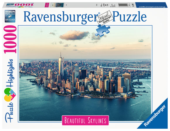 Ravensburger | New York | Beautiful Skylines | 1000 Pieces | Jigsaw Puzzle